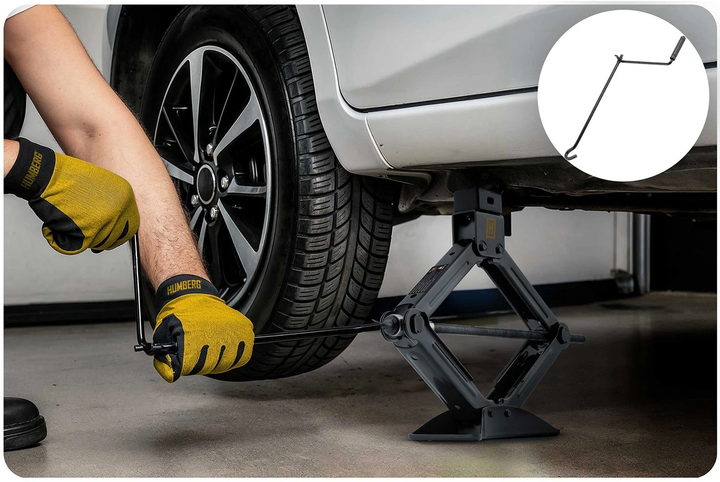 Домкрат Humberg HM-383 2 т (5903890624668) - зображення 5