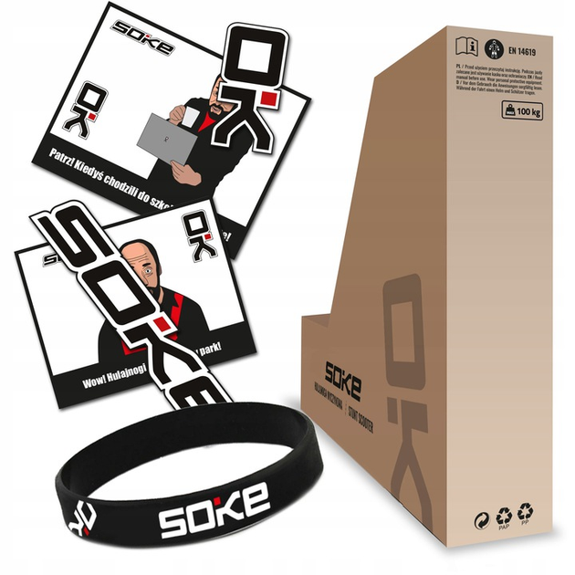 Hulajnoga wyczynowa Soke PRO Gold 1603-801221 (5903890618360) - obraz 12