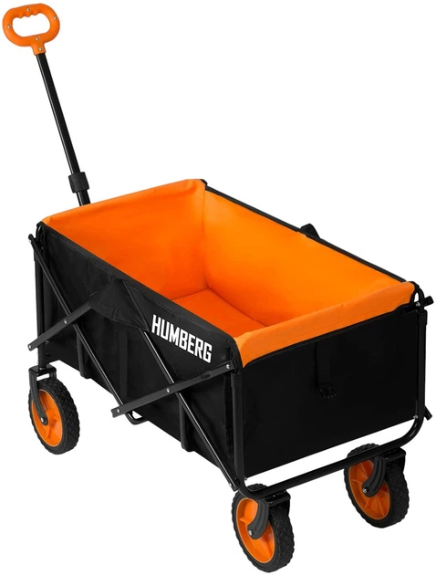 Wózek transportowy Humberg HM-513 składany z siatką 100 l (5903890632014) - obraz 2