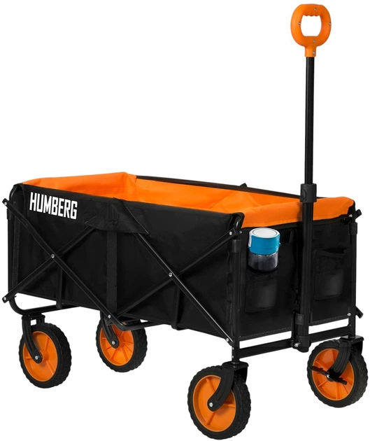 Wózek transportowy Humberg HM-513 składany z siatką 100 l (5903890632014) - obraz 3