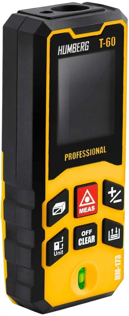 Лазерний далекомір Humberg HM-173 60 м (5903890624828) - зображення 1