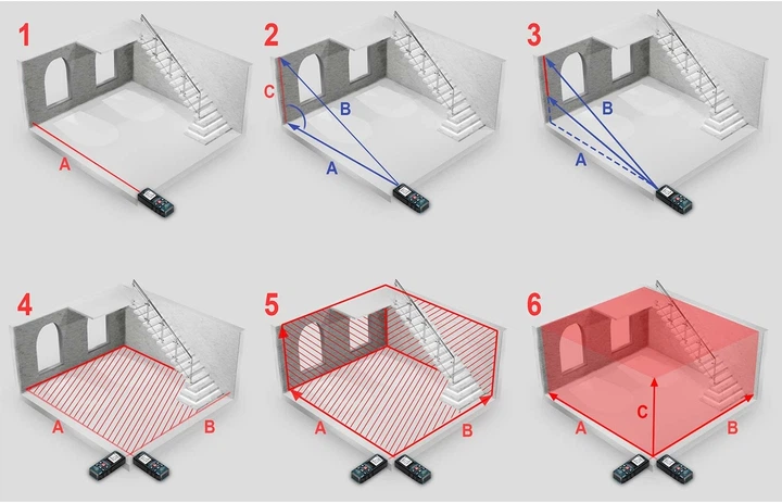 Лазерний далекомір Humberg HM-173 60 м (5903890624835) - зображення 8