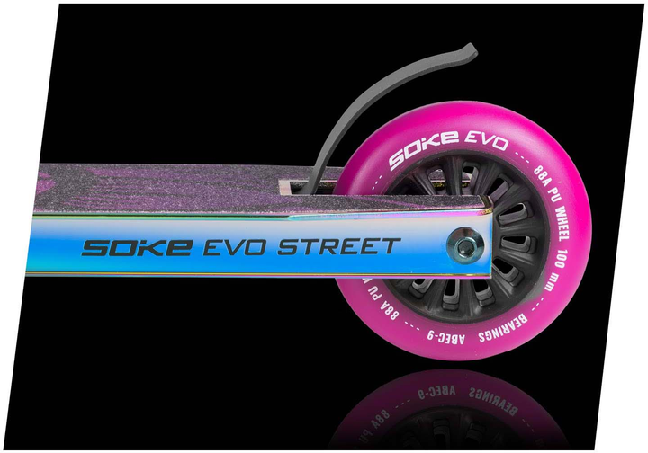 Hulajnoga wyczynowa Soke EVO Street Black Neochrome 1645 (5903890602420) - obraz 6