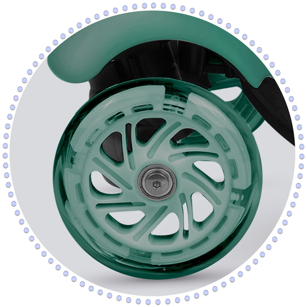 Hulajnoga trójkołowa Ricokids Todi Zielona (5903890624446) - obraz 9