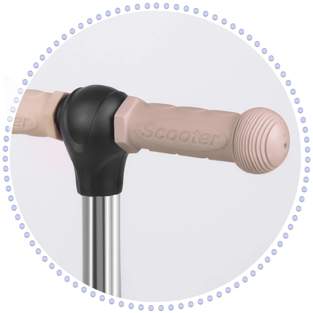 Hulajnoga trójkołowa Ricokids Todi Beżowa (5903890624439) - obraz 13