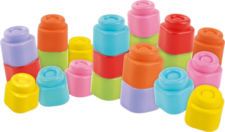 Zabawka-klocki edukacyjne Clementoni Soft Clemmy Soft Blocks 10 elementów 17988 (8005125179886) - obraz 2