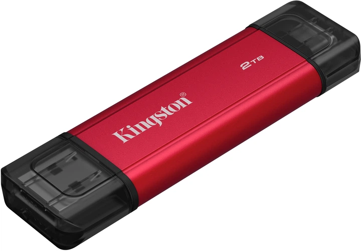 Dysk SSD Kingston Dual Portable SSD 2TB USB 3.2 Gen 2 Red (SPSD/2TB) - obraz 3