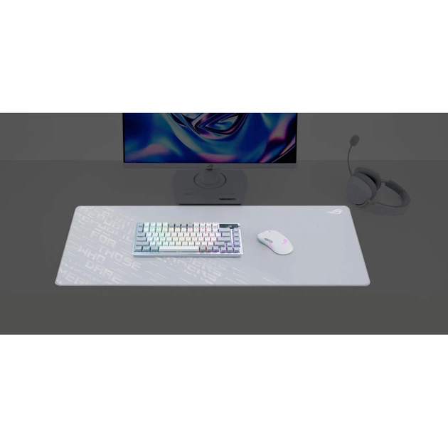 Килимок для миші ASUS ROG Scabbard II XXL Arctic gray (90MP03H0-BPUA00) - зображення 3