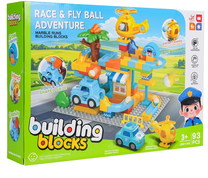 Конструктор Поліцейська дільниця 93 деталі ZPG.JS611B5 (5903864971811) - зображення 1