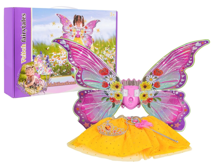 Zestaw do zabawy Zestaw skrzydeł motyla + spódniczka Żółta  ZDZ.D2403-1B (5903864971750) - obraz 2