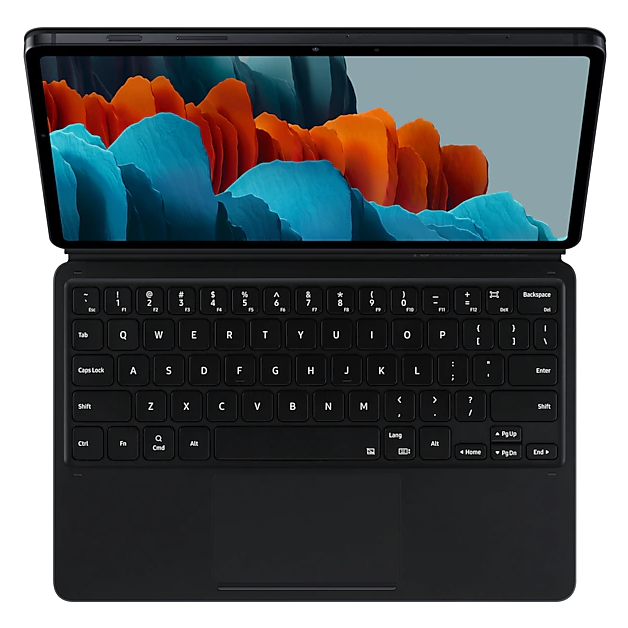 Чохол-клавіатура Book Cover Keyboard для Samsung Galaxy Tab S7 11.0 (T870/T875/T786) / Tab S8 11.0 (X700/X706) Black ENG/UKR (EF-DT870BBRGRU) - Фото 2 Чохол-клавіатура Book Cover Keyboard для Samsung Galaxy Tab S7 11.0 (T870/T875/T786) / Tab S8 11.0 (X700/X706) Black ENG/UKR (EF-DT870BBRGRU) - изображение 2