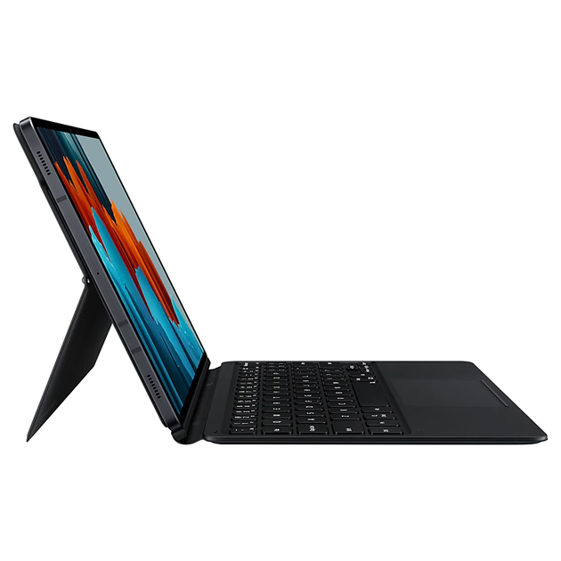 Чохол-клавіатура Book Cover Keyboard для Samsung Galaxy Tab S7 11.0 (T870/T875/T786) / Tab S8 11.0 (X700/X706) Black ENG/UKR (EF-DT870BBRGRU) - Фото 3 Чохол-клавіатура Book Cover Keyboard для Samsung Galaxy Tab S7 11.0 (T870/T875/T786) / Tab S8 11.0 (X700/X706) Black ENG/UKR (EF-DT870BBRGRU) - изображение 3
