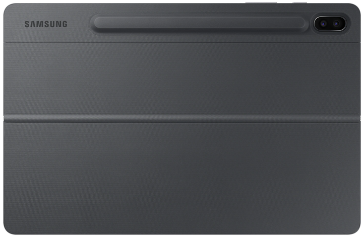 Чохол-клавіатура Book Cover Keyboard для Samsung Galaxy Tab S6 10.5 (T860/T865/T866) Gray ENG/UKR (EF-DT860BJRGRU) - изображение 11