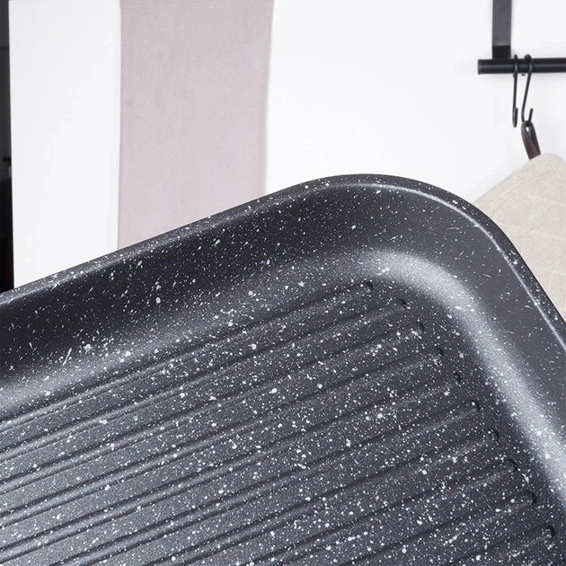 Сковорода гриль Orion Grande гранітна квадратна 26 x 26 см (8592381146245) - зображення 8