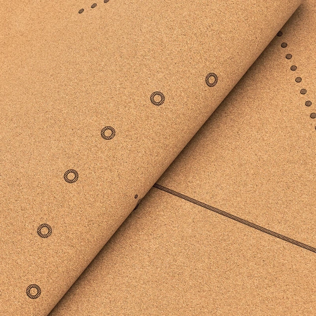 Килимок для фітнесу та йоги Spokey Savasana з корку (5905339459398) - зображення 4