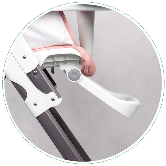 Стільчик для годування EcoToys складний Рожевий (5903089066163) - зображення 15