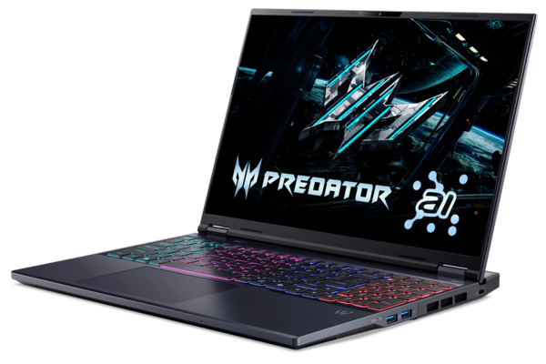 Ноутбук Acer Predator Helios Neo 16 AI PHN16-73-72XL (NH.QX5EU.00M) / 16" / Intel Core Ultra U7 255HX / 16 ГБ / 512 ГБ SSD / RTX 5070 - изображение 8
