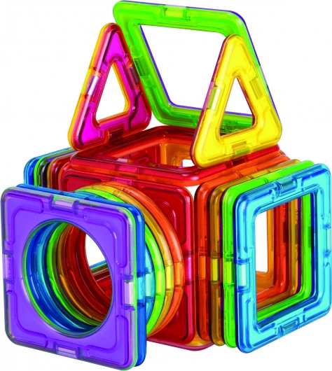 Magnetyczny zestaw konstrukcyjny Magformers Zestaw podstawowy plus 14 elementów (715013) (8809465534561) - obraz 3
