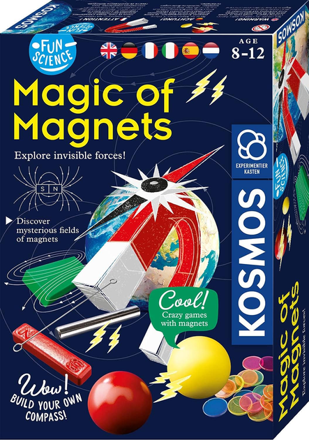 Набір для дослідження Kosmos Magic of Magnets Магія магнітів (617233) (4002051617233) - зображення 1