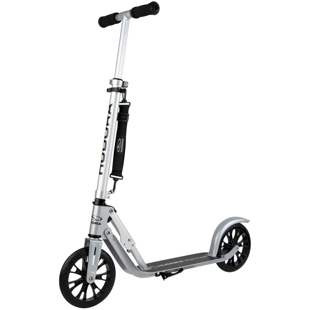 Самокат Hudora Big Wheel Crossover 205 Срібний (14100/00) (4005998854006) - зображення 1