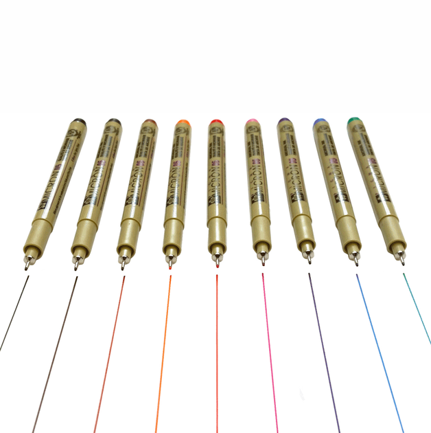 Набір лайнерів Sakura Pigma Micron POXSDK059 9 кольорів (8710141129844) - зображення 2