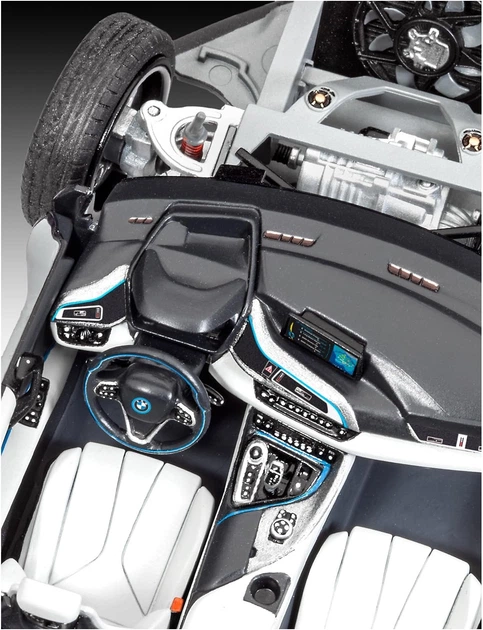Збірна модель-копія Revell Автомобіль BMW i8 Рівень 4 Масштаб 1:24 (RVL-67008) (4009803670089) - зображення 4