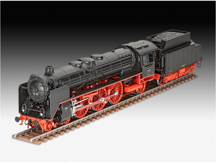 Model do sklejania Revell Ekspresowa lokomotywa BR02 z tendrem 2 2 T30 Poziom 4 Skala 1:87 (RVL-02171) (4009803021713) - obraz 2