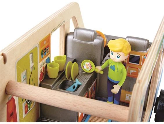 Zestaw do zabawy Hape Furgon przygodowy (E3407) (6943478029736) - obraz 3