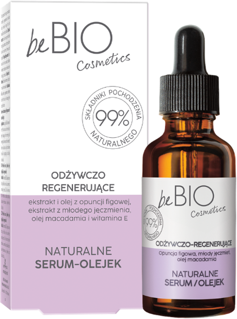 Сироватка для обличчя BeBio живильно-відновлювальна олійна 30 мл (5908233660211) - зображення 1