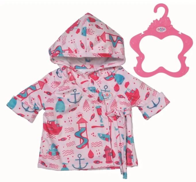 Халат для купання Baby Born Zapf Creation 43 см (4001167830642) - зображення 1