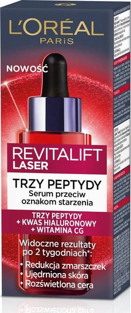 Serum do twarzy L'Oreal Paris Revitalift Laser antywiekowe potrójnego działania 30 ml (3600524197667) - obraz 2