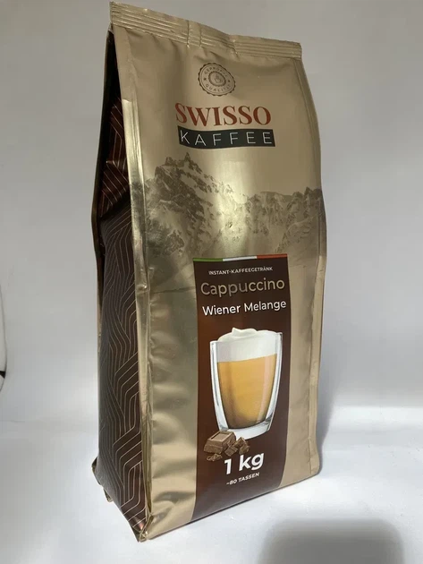 Капучино Swisso Kaffee Melange Шоколадный 1кг (КП-00041) - Фото 1 Капучино Swisso Kaffee Melange Шоколадный 1кг (КП-00041) - изображение 1