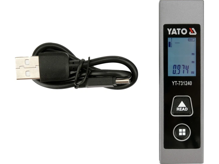 Dalmierz laserowy YATO YT-731240 kieszonkowy (5906083123016) - obraz 4