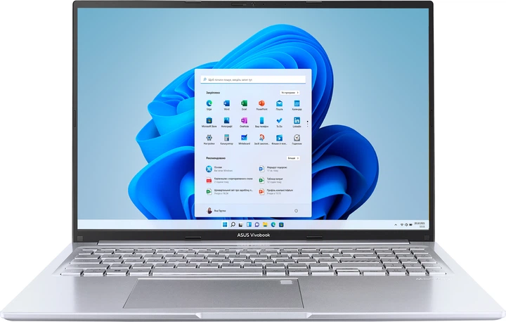Laptop ASUS Vivobook 16 X1605VA-MB1799W (90NB10N2-M027X0) Cool Silver - obraz 1