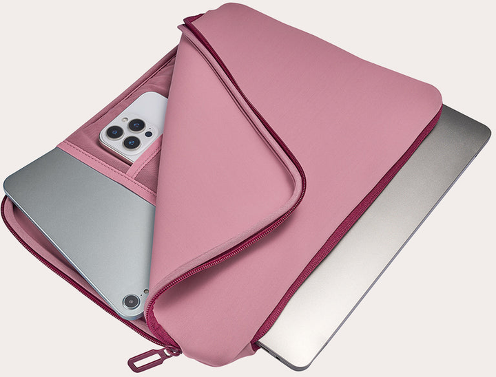 Чехол для ноутбука Tucano Doppio 14" Pink (BFDOP1314-PK) - Фото 6 Чехол для ноутбука Tucano Doppio 14" Pink (BFDOP1314-PK) - изображение 6