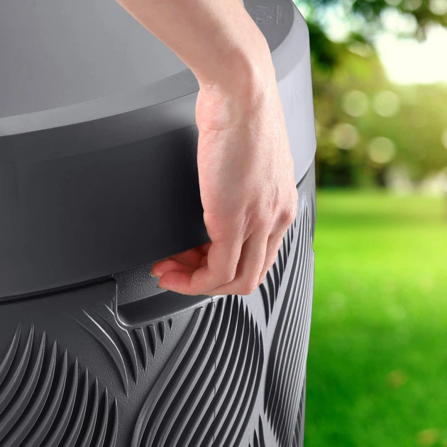 Zbiornik na deszczówkę Kadax Reveret 240 L Antracytowy - obraz 8