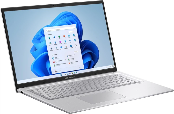 Laptop ASUS VivoBook 17 X1704VA-AU817W (90NB13X1-M008N0) Cool Silver - obraz 2
