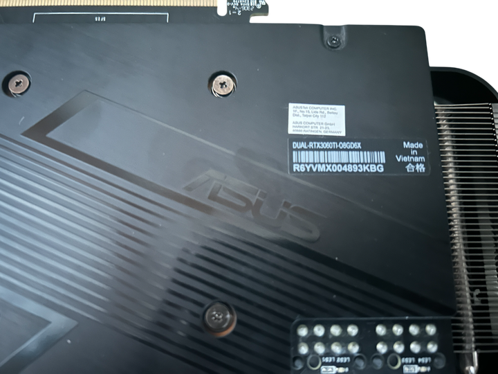 Відеокарта RTX 3060Ti 8GB Asus Dual OC Edition GDDR6X (DUAL-RTX3060Ti-O8GD6X) Б/В - зображення 7