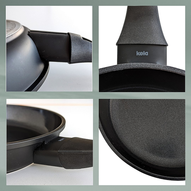 Patelnia Kela Atura ceramiczna 20 cm Czarna (4025457151637) - obraz 2