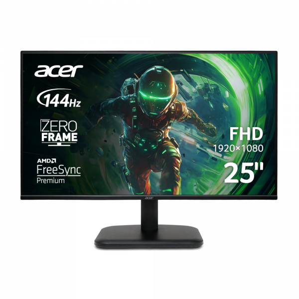 ACER Монітор ips 24.5",1920*1080,144 Гц,VGA,HDMI EK251QP6bi - Фото 1 ACER Монітор ips 24.5",1920*1080,144 Гц,VGA,HDMI EK251QP6bi - изображение 1