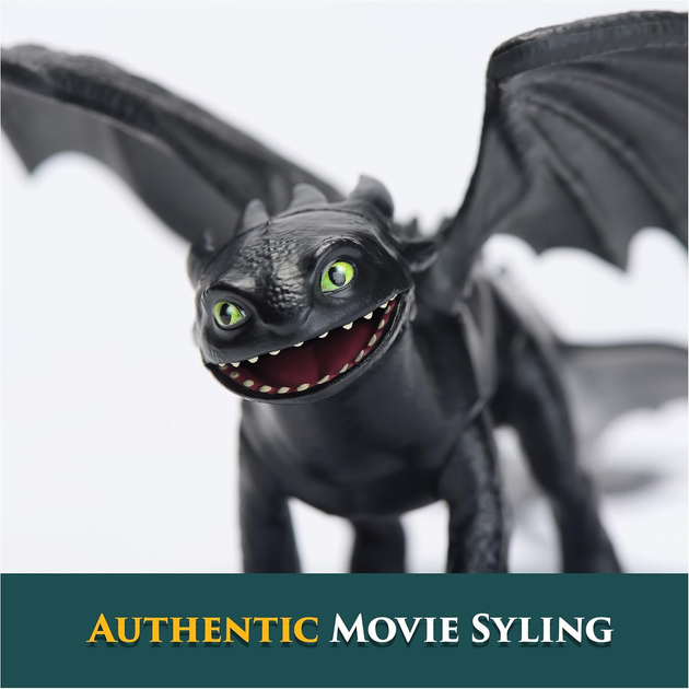 Игровая фигурка Дракон Беззубик Драгон Как приручить дракона Dreamworks Dragons Toothless 6074363 - изображение 5