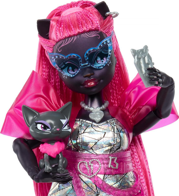 Кукла Монстер Хай Кетти Нуар с питомцем Mattel Monster High Catty Noir HXH76 - изображение 3