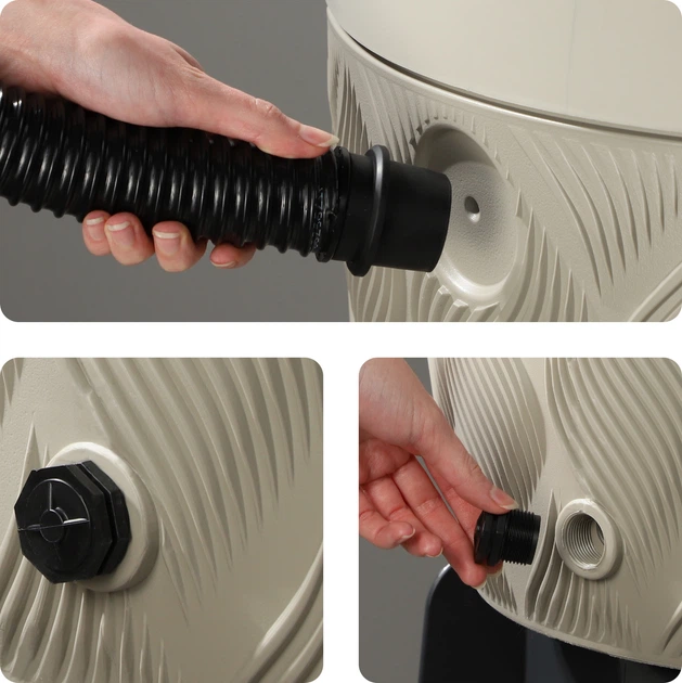 Zbiornik na deszczówkę Kadax Reveret 240 L Kremowy - obraz 7