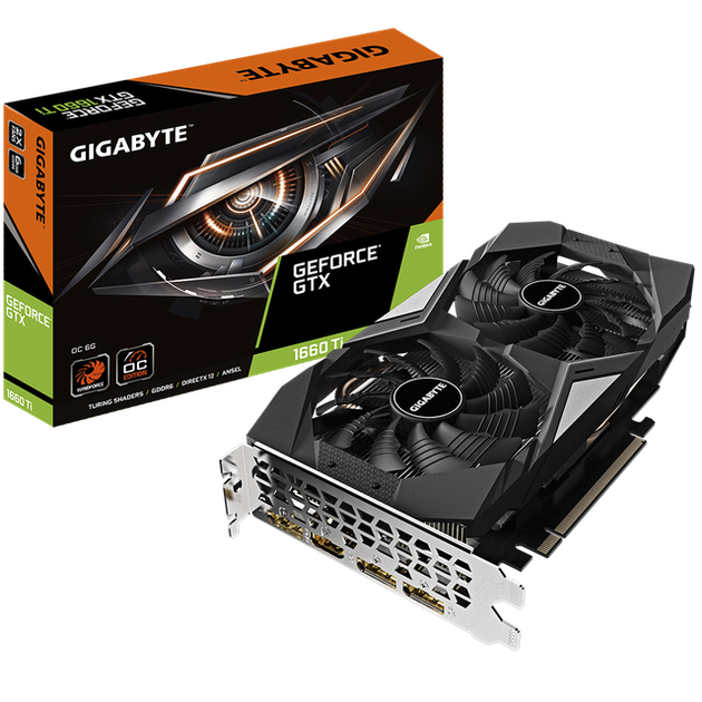 Видеокарта Gigabyte GTX1660TI-OC-6G (GV-N166TOC-6GD) - Фото 5 Видеокарта Gigabyte GTX1660TI-OC-6G (GV-N166TOC-6GD) - изображение 5