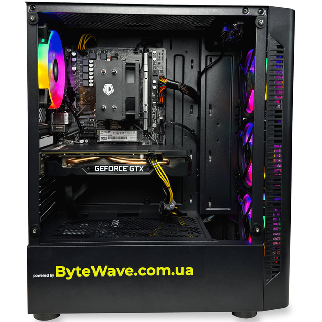 Windowsデスクトップ Ryzen1600 Radeon RX570 RAM16GB 128GBSSD Ігровий ПК — ByteWave середнього рівня RX 570 4GB AMD Ryzen 5 1600