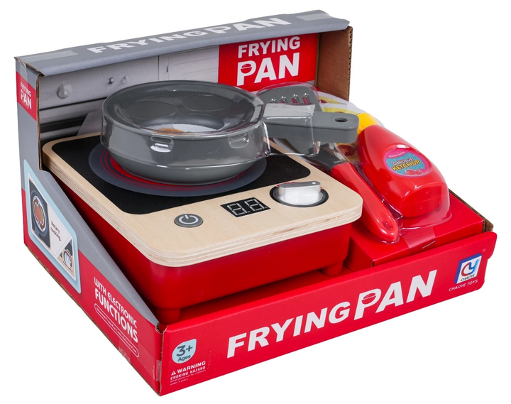 Zestaw zabawkowy Drewniana kuchenka + akcesoria ZDZ.818-506 (5903864970135) - obraz 1