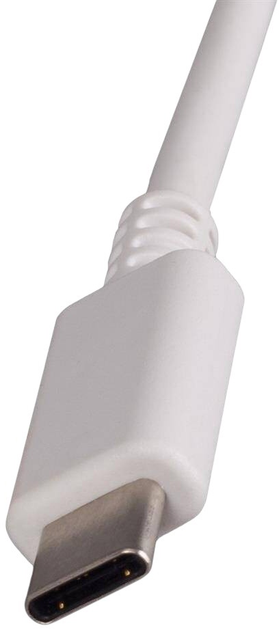 Zasilacz sieciowy do laptopa Whitenergy 45 W USB-C Biały (5908214375592) - obraz 3