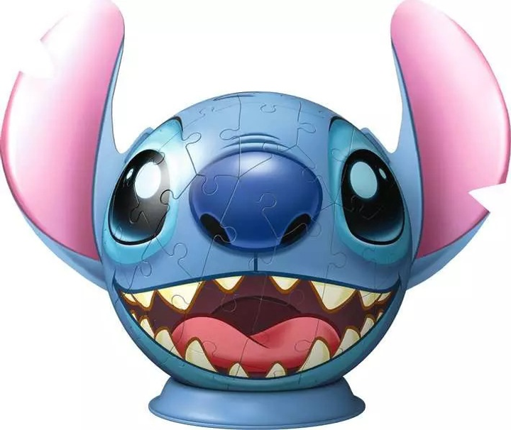 3D-пазл Ravensburger Куля Disney Stitch з вухами 77 елементів 11574 (4005556115747) - зображення 2