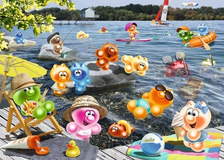 Пазл Ravensburger Геліні на канікулах 1000 елементів 12000625 (4005555006251) - зображення 2