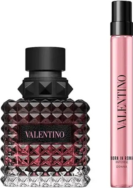 Zestaw damski Valentino Donna Born In Roma Intense Woda perfumowana 50 ml + Miniaturka Woda perfumowana 10 ml (3614274680119) - obraz 2